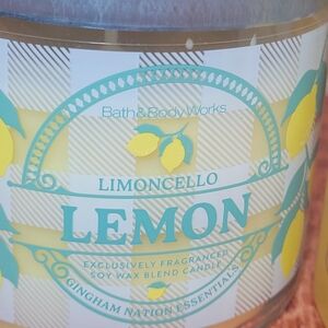 Lemon Limoncello 3 Wick Candle From Bath & Body Works